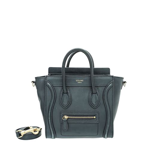 celine nano navy blue|celine nano luggage lizard.